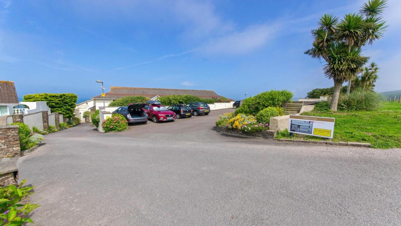 Clifton Court Apt 23 With Seaviews & Heated Pool Croyde Exterior foto