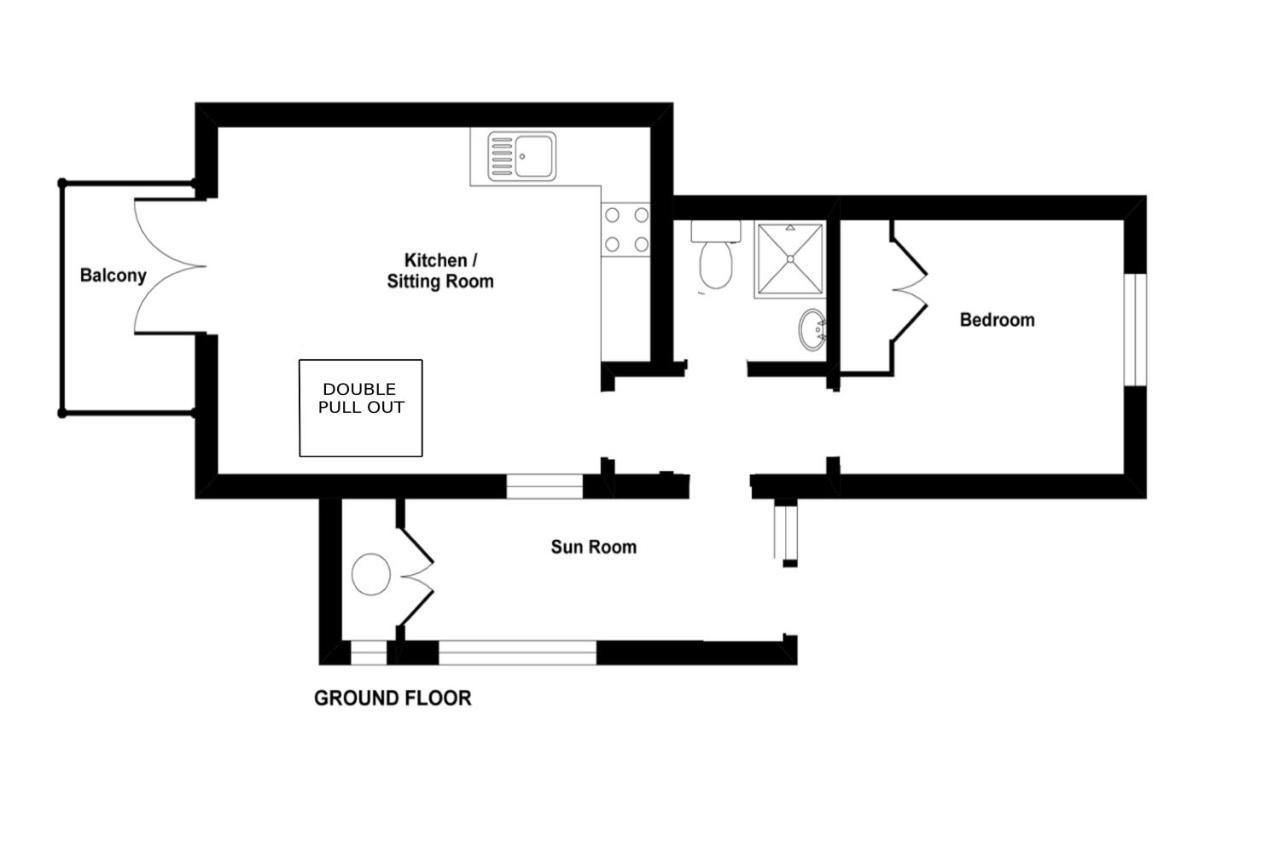 Clifton Court Apt 23 With Seaviews & Heated Pool Croyde Exterior foto